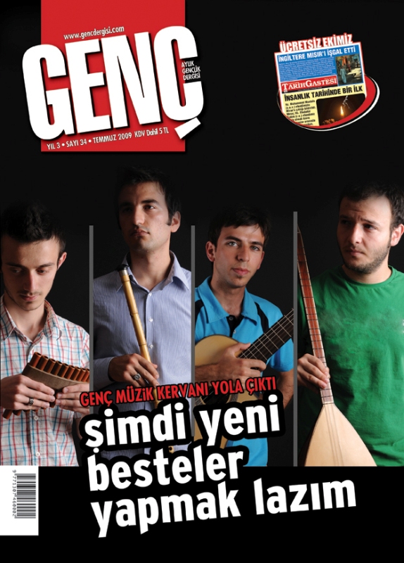 Genç Dergi 34. sayı kapağı — Temmuz 2009
