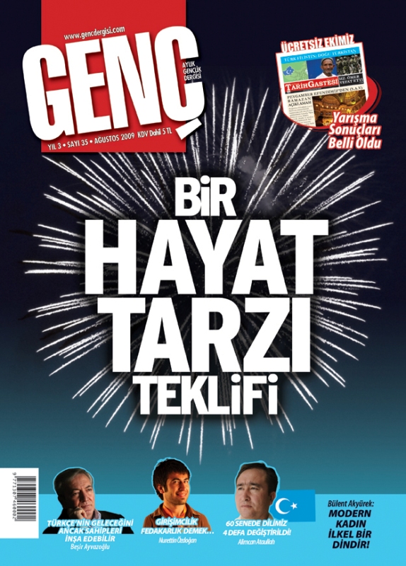Genç Dergi 35. sayı kapağı — Ağustos 2009