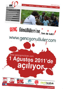 Genç Gönüllüler`in İnternet Sitesi Açıldı!