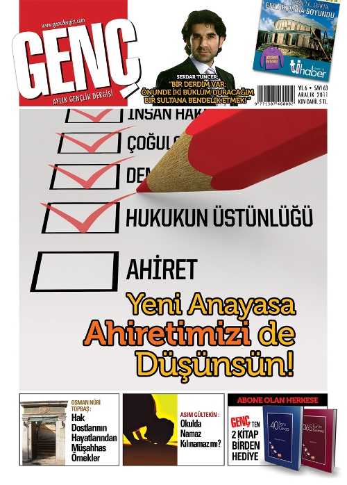 Genç Dergi 63. sayı kapağı — Aralık 2011