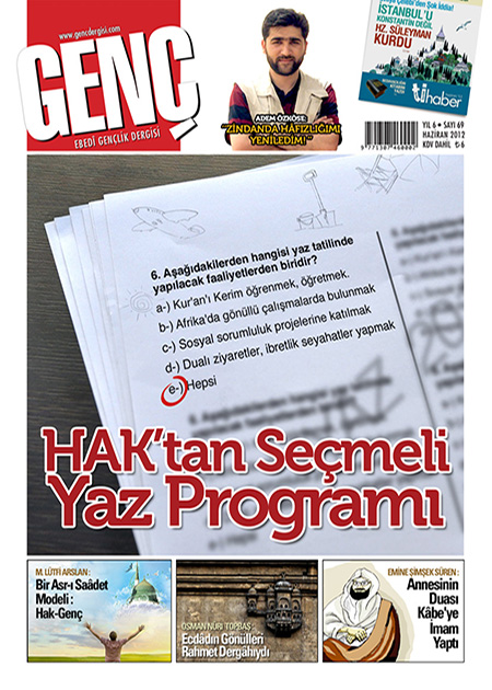 Genç Dergi 69. sayı kapağı — Haziran 2012