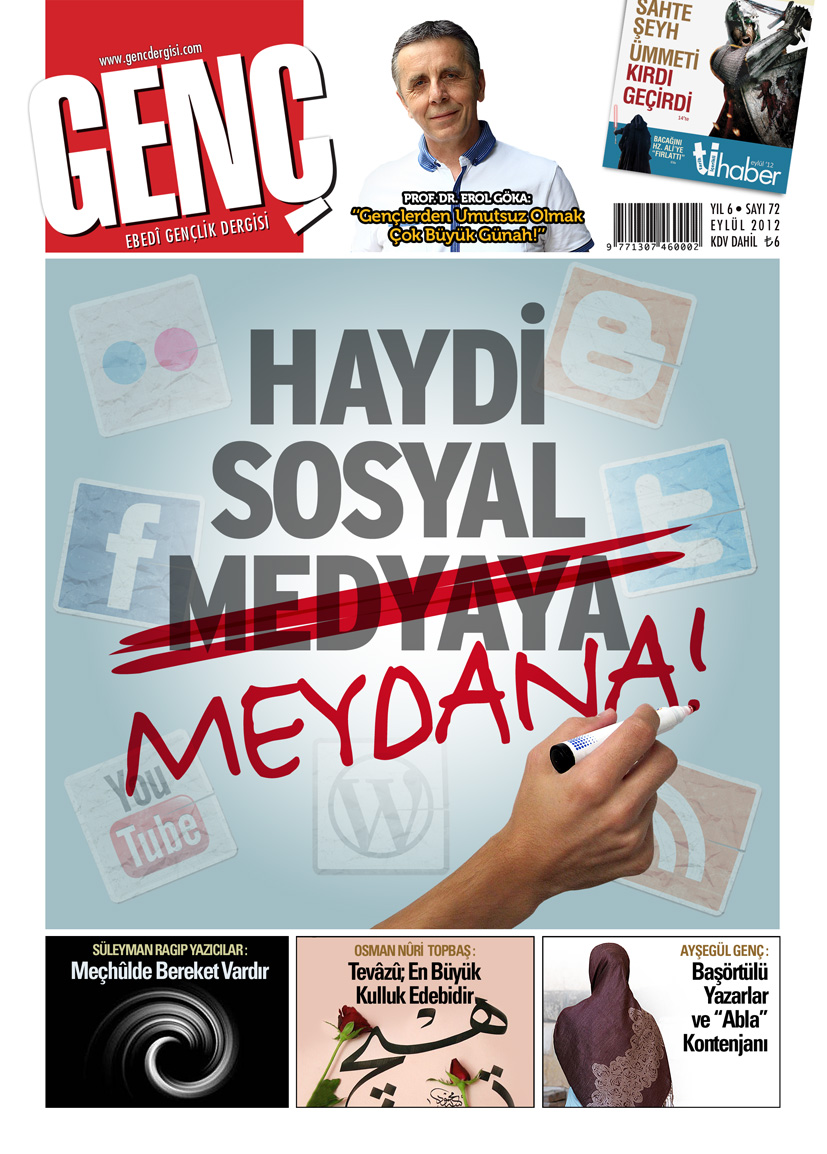 Genç Dergi 72. sayı kapağı — Eylül 2012