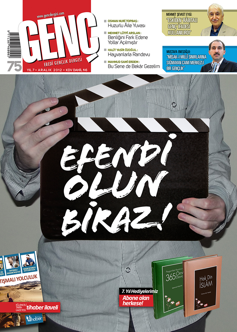 Genç Dergi 75. sayı kapağı — Aralık 2012