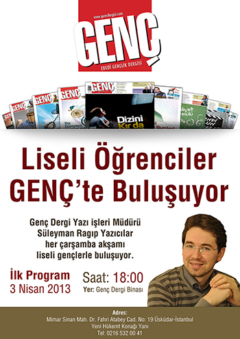 Liseliler Her Çarşamba GENÇ`te Buluşuyor!