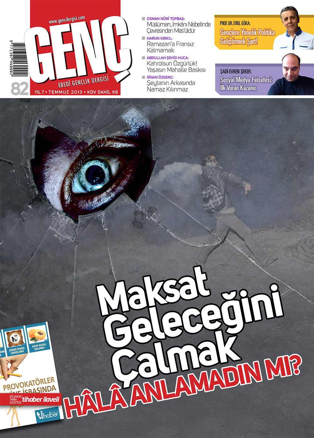 Genç Dergi 82. sayı kapağı — Temmuz 2013