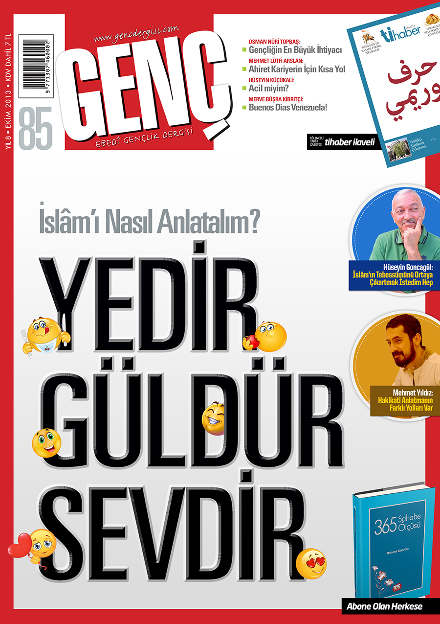 Genç Dergi 85. sayı kapağı — Ekim 2013