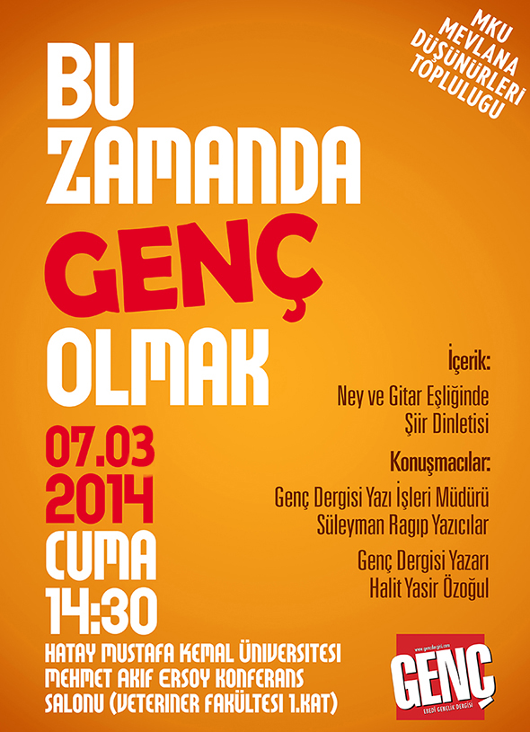 Hatay`da GENÇ Konuşulacak