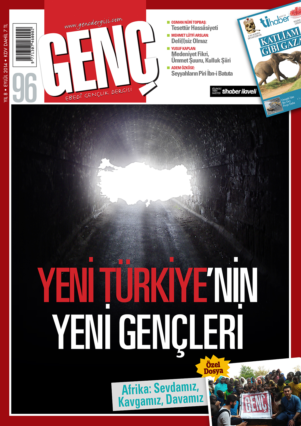 Genç Dergi 96. sayı kapağı — Eylül 2014