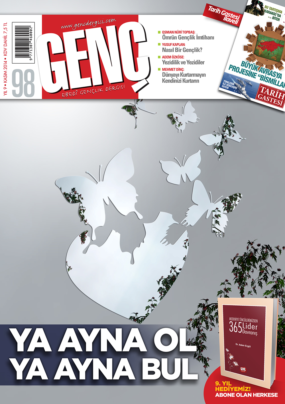Genç Dergi 98. sayı kapağı — Kasım 2014