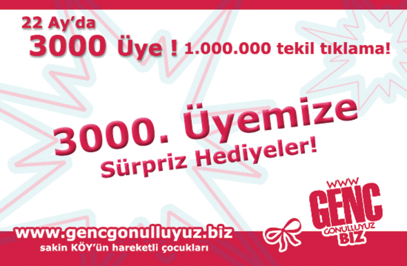 Sanal Alemde 3000 Gönüllü