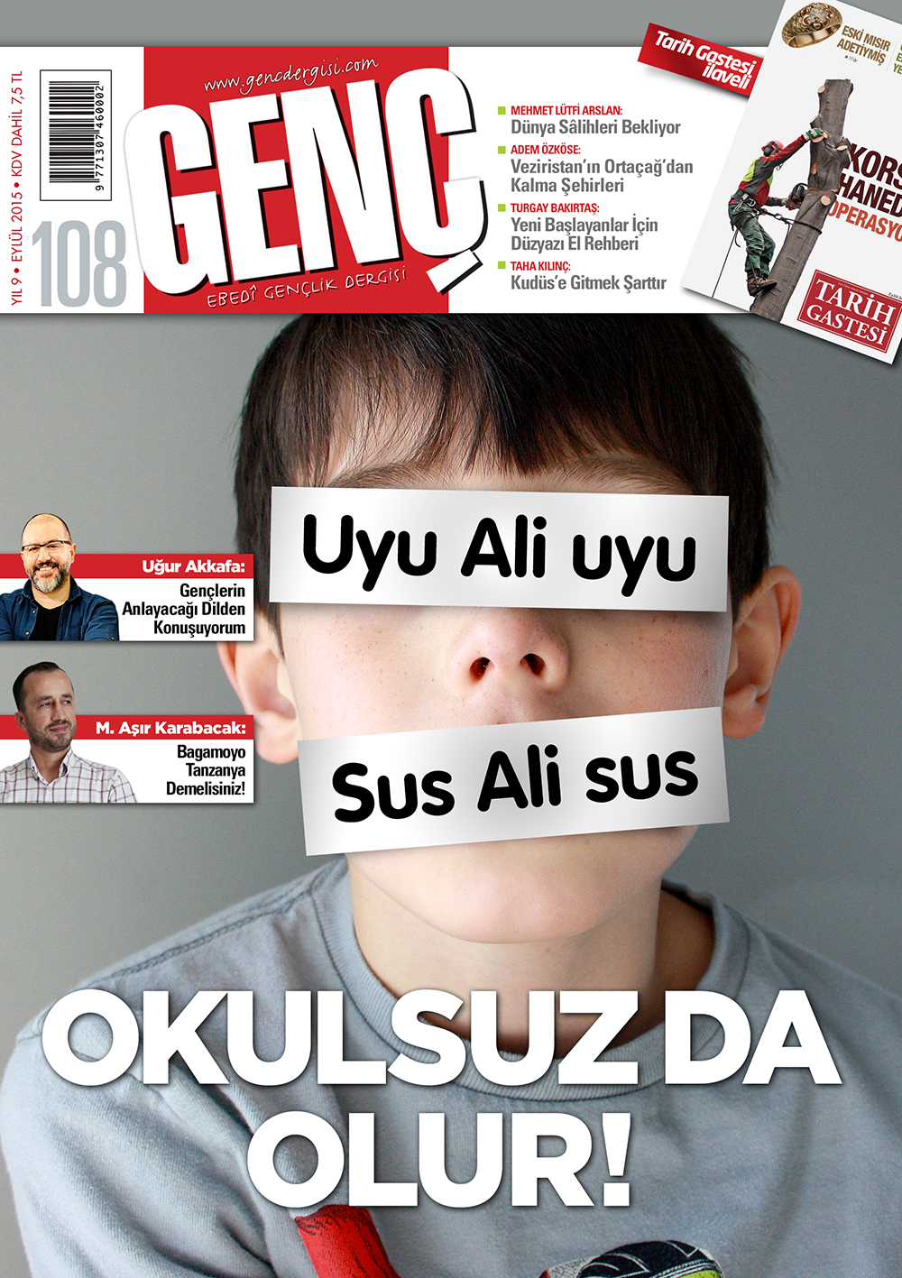 Genç Dergi 108. sayı kapağı — Eylül 2015