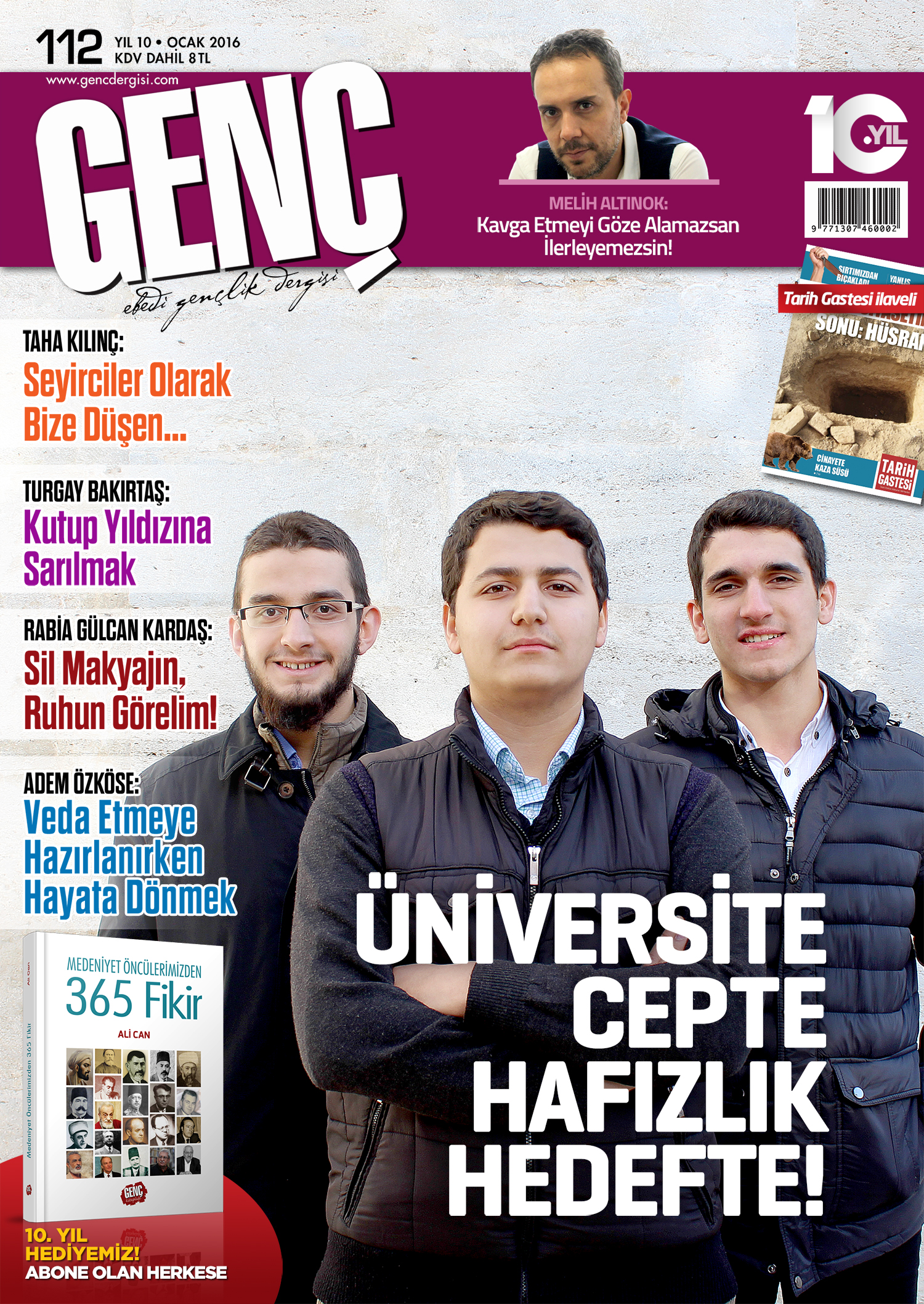 Genç Dergi 112. sayı kapağı — Ocak 2016