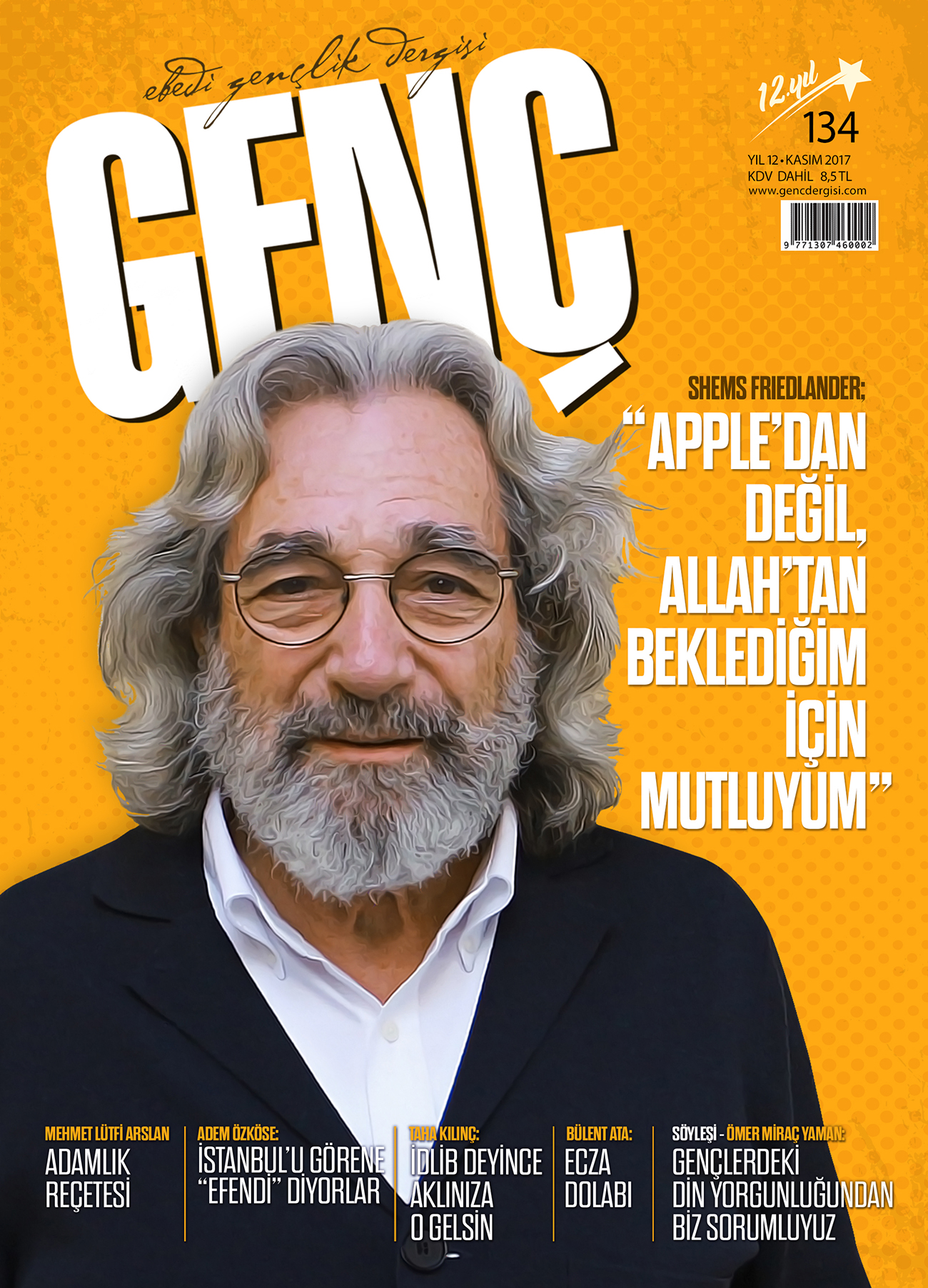 Genç Dergi 134. sayı kapağı — Kasım 2017