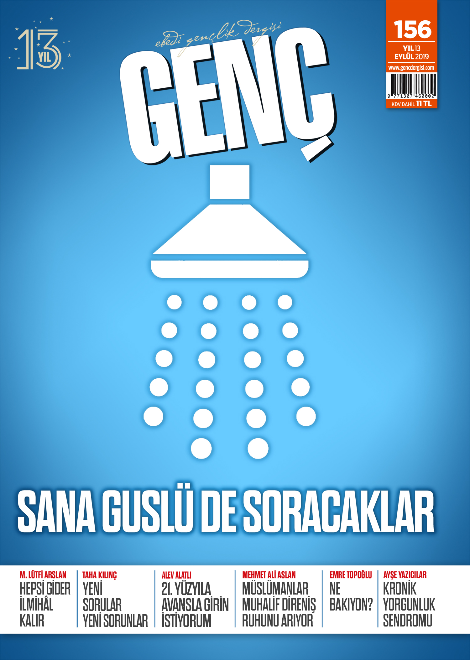 Genç Dergi 156. sayı kapağı — Eylül 2019