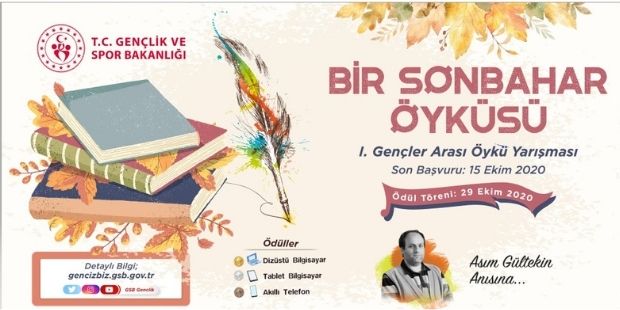 Gençlik ve Spor Bakanlığı, Öykü Yarışması Düzenliyor