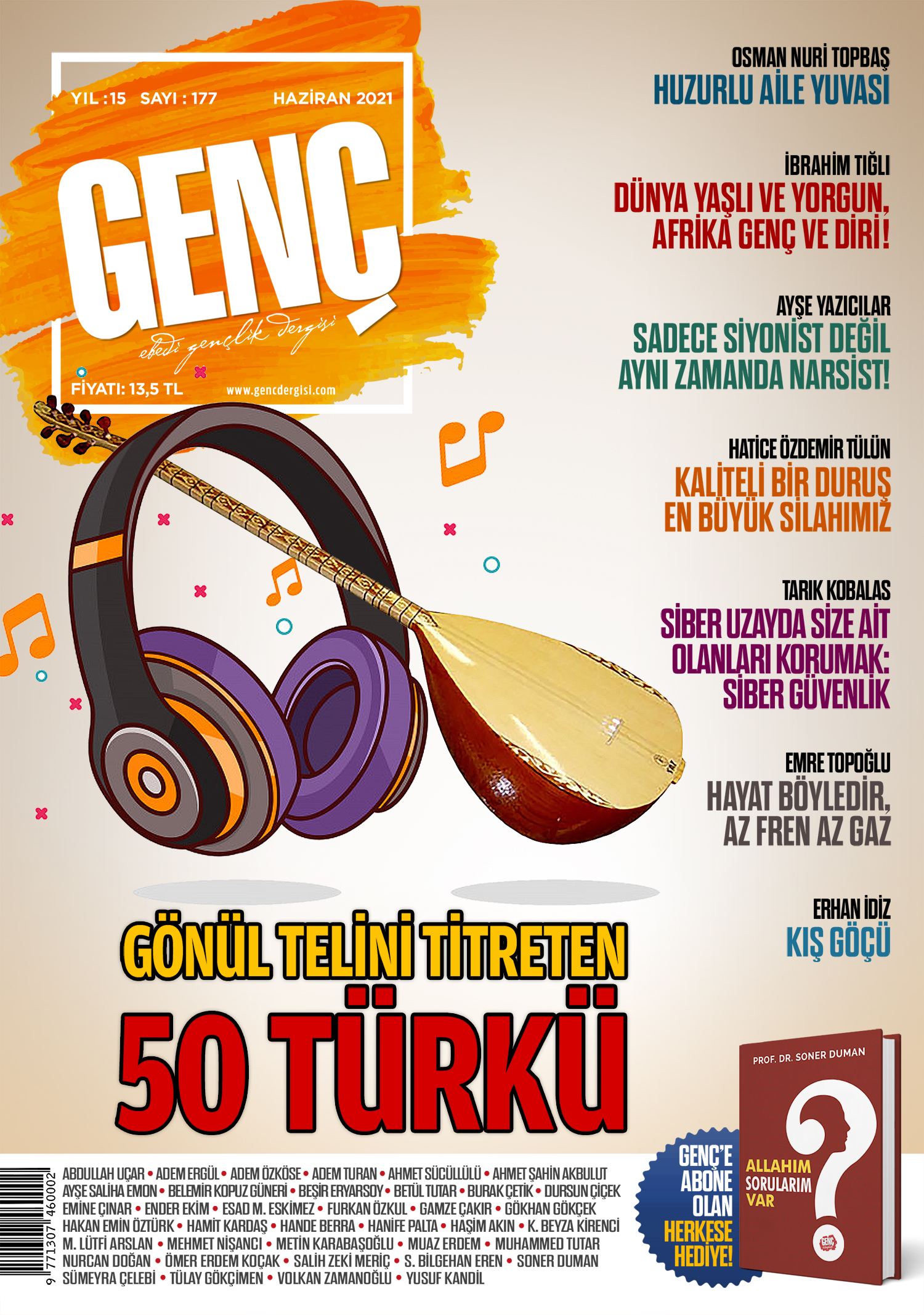 Genç Dergi 177. sayı kapağı — Haziran 2021