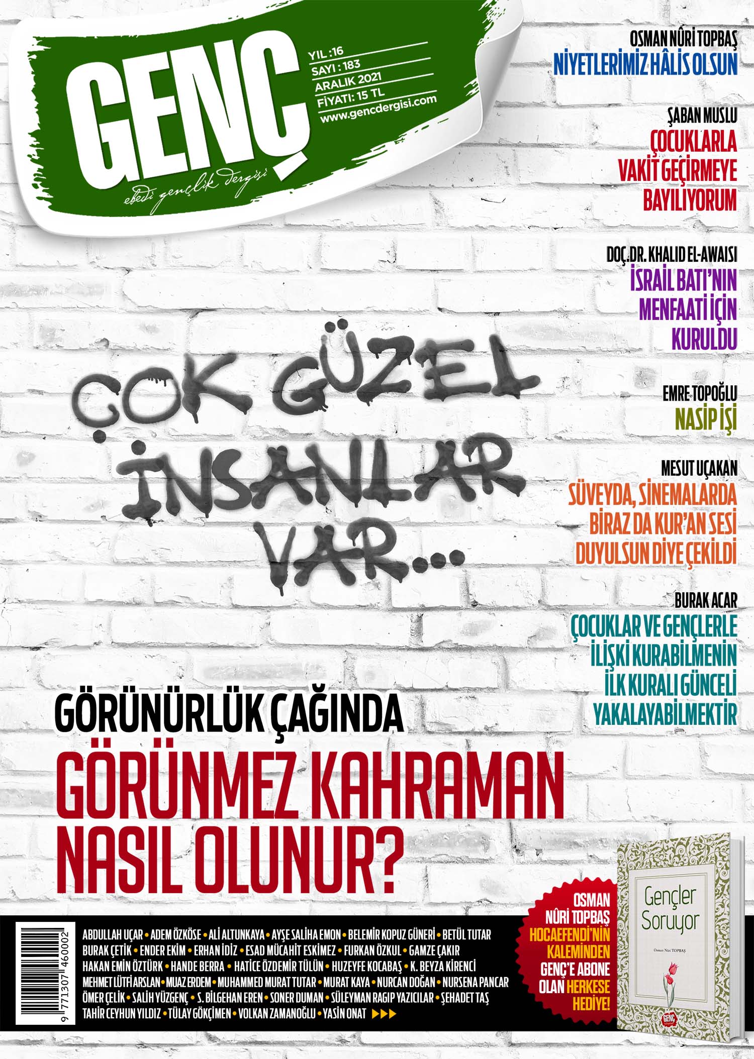 Genç Dergi 183. sayı kapağı — Aralık 2021