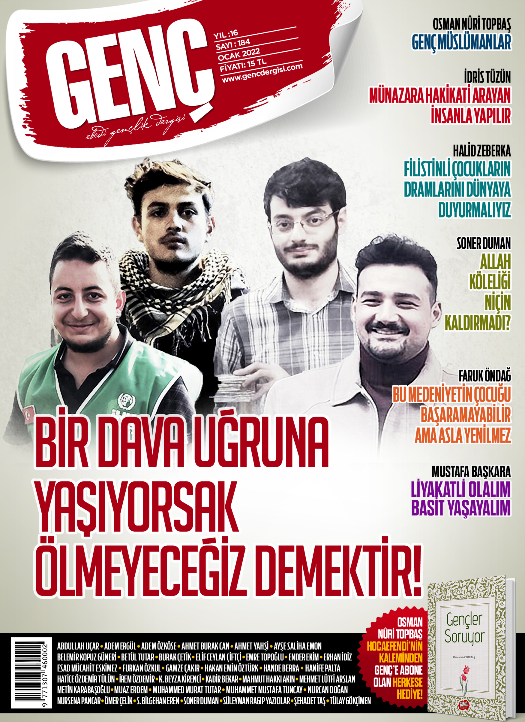 Genç Dergi 184. sayı kapağı — Ocak 2022