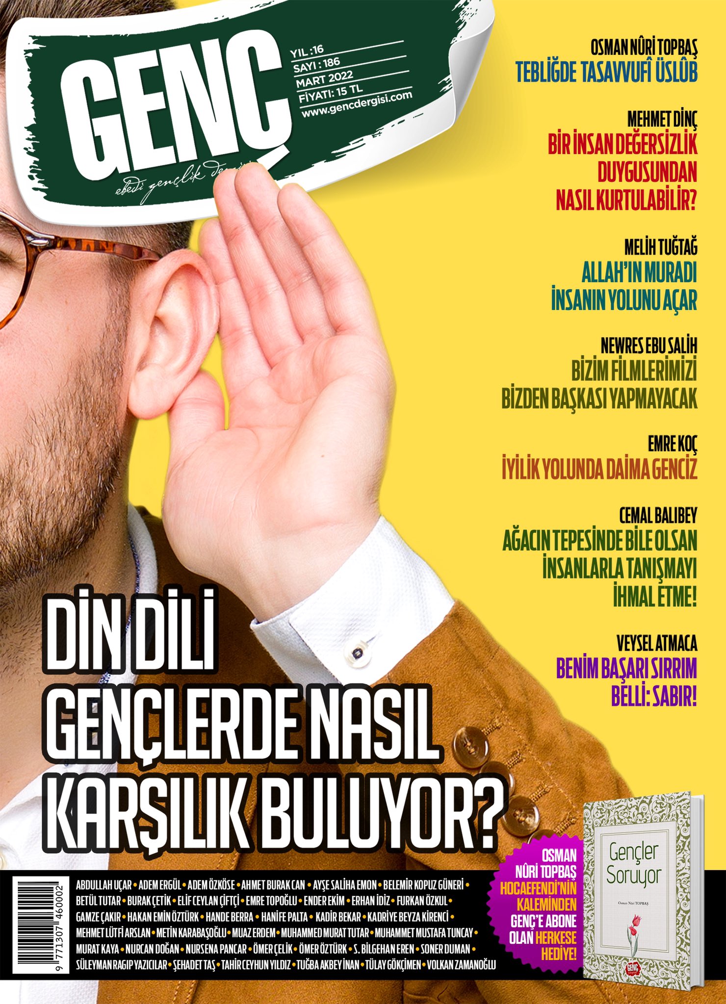 Genç Dergi 186. sayı kapağı — Mart 2022