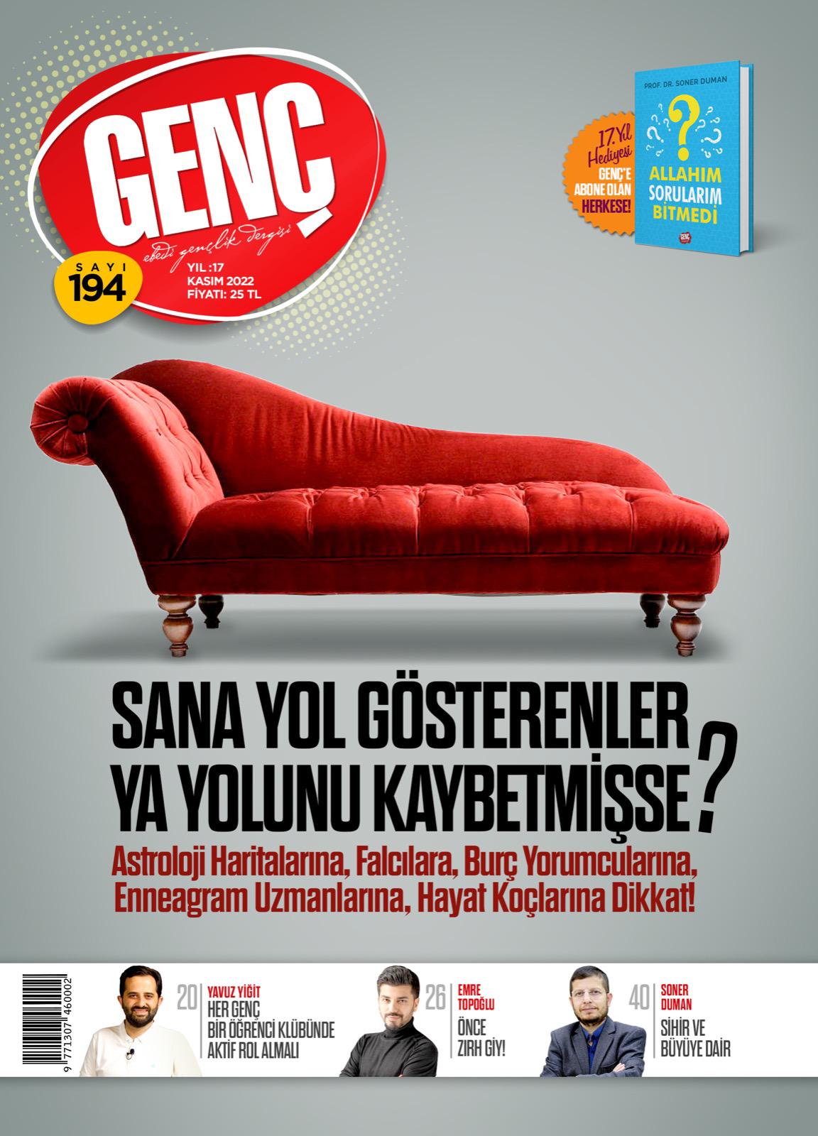 Genç Dergi 194. sayı kapağı — Kasım 2022